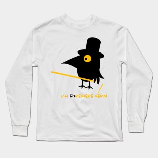 Raven as a conductor Long Sleeve T-Shirt